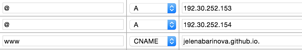 Domain configuration