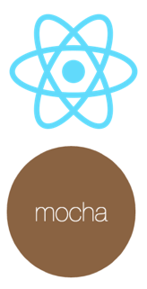 React and Mocha logo